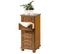 Chiffonnier - Chêne Rustique - 5 tiroirs - Bois massif - Montage facile - Livraison gratuite