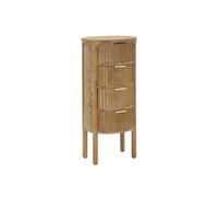 Chiffonnier en Bois 4 Tiroirs "Goteborg" 82cm Naturel