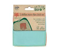 Chiffons Microfibre - Ulmann - 2 Chiffons - 13,40 x 10,50 cm - Opaque