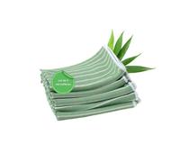 Chiffons microfibres bambou lavables écologiques sans trace pour cuisine vitres inox salle de bain - lot de 5 48x36cm vert