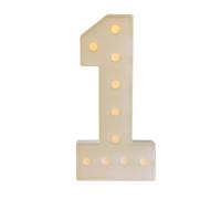 Chiffre Lumineux Geant Lettres Lumineuses à LED Lampe Numéros Lumineux LED Lights Décoration 2000-3000K,Pour fête d'anniversaire, anniversaire, décoration de mariage (1)