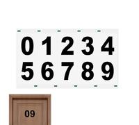 Chiffres Adhésifs Pour Boîte Aux Lettres - Chiffres Imperméables Réfléchissants Pour Extérieur | Plaques Signalétiques Adresse pour Propriétaires et Gestionnaires - Pour Boîte Aux