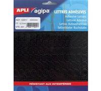Chiffres et symboles autocollant 12,5 x 10 mm noir - apli agipa Noir G