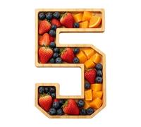 Chiffres pour Apéritif Festif,Plateau À Garnir De Charcuterie Et Présentation De Fruits | Planche Alimentaire Numéros - Pour Fromages Biscuits Bonbons Chocolats Snacks Fêtes Diplôme Et Anniversaires