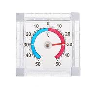 Chiic Thermomètre d'intérieur et d'extérieur sans fil pour fenêtre ou mur
