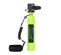 CHIKADIV Mini Bouteille de Plongee Petite Bouteille Oxygène Plongee A Vert Fluorescent
