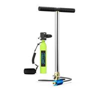 CHIKADIV Mini Bouteille de Plongee Petite Bouteille Oxygène Plongee B Vert Fluorescent