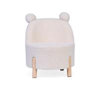 Childhome Chaise enfant Teddy – Bois de bouleau, 18 mois+, 45x45x56 cm, écru