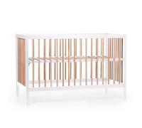 Childhome - Lit bébé Blanc/Naturel 60 x 120 cm
