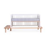Childhome - Lit évolutif Evobed 140x70 Ecru Naturel