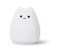 Children Night Light, Portable Kids Cat Lamp Baby Night Led Light with Warm Light And 7 Color Breathing Modes Sensitive Tap Control for Baby Adults Be