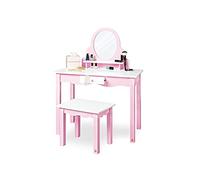 Table de maquillage pour enfants 'Jasmin', tabouret inclus