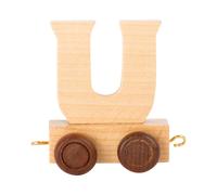 Lettre U Train en bois couleur Naturelle Small foot by Legler® -