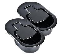 CHILDWEET 2pcs Poignée de Rechange pour Fauteuil Inclinable en Métal Noir, Facile à Retirer Effort, Compatible Fauteuil Pivotant de Salon