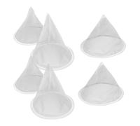 CHILDWEET 6 Pièces Filtre à Miel en Maille Fine 150 Nylon et Acier Inoxydable Conique Réutilisable Facile à Nettoyer pour Apiculture et Atelier Artisanal