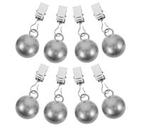 CHILDWEET 8 Pièces Pince de Fixation pour Nappe D'extérieur Boule | Clip de Table de Camping, Maintien Coupe-vent, Usage Pique-niques et Sortie, Finition Lisse, Lot Pratique