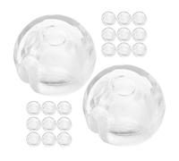 CHILDWEET Arrêt à Sertir en Pom pour Chaîne à Billes 24 Pièces | Fixation Fiable et Compacte, pour Rideaux et Chaînes à Billes, Rangement Simple