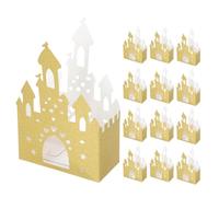 CHILDWEET Boîte D'emballage de Fête en Papier Or pour Remise de Diplôme, Sucrier Élégant et Boîte à Bonbons Délicate pour Anniversaire ou Fête