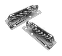 CHILDWEET Charnières à Ressort en Ciseaux 90° pour Portes de Placard et Penderie, Acier Argenté, Charnière Rabattable, Support à 90°, 1 Paire