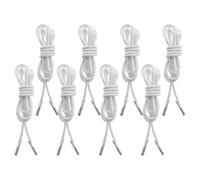 CHILDWEET Cordes de Remplacement Élastiques pour Chaise Longue 8pcs en Caoutchouc et Polyester, Résistantes et Ajustées pour Fauteuil Inclinable, pour Camping et Jardin
