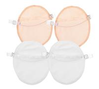 CHILDWEET Coussinet Garde Aisselles Sèches Toute la Journée Aisselles Anti-transpiration et pour Bretelles Transparentes, 2 Paires en Polyester Respirant, Protège