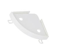 CHILDWEET Étagère de Rangement d'angle Blanche en Plastique, Support sans Clous, Pratique, Gain de Place, pour Salle de Bain, Cuisine et Restaurant