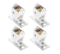CHILDWEET Lot de 4 Cordons de Blocage pour Rideaux Romains en Polyester et Acier Inoxydable, Verrou Pratique et Design Raffiné pour Stores Blancs, Sécurité Garçon et Filles et Animaux