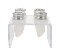 CHILDWEET Moule à Lèvres Set Complet 4 Moules en Silicone pour Fabrication DIY de Rouge à Lèvres Facile à Démouler et Support Pratique pour Maquillage