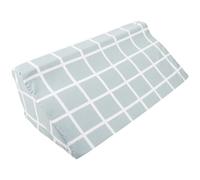 CHILDWEET Oreiller Triangulaire pour Personnes Âgées 50X25X15 CM Coussin de Positionnement Corporel en Mousse Haute Densité Cale de Lit Confortable et Léger pour Patient Usage et Soins à