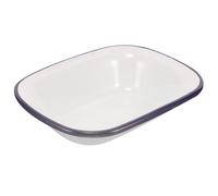 CHILDWEET Plaque de Émaillée Bleue et Multifonctionnelle Dureté, Plateau de Rangement Rectangulaire pour Moule à Pâtisserie Service Cuisine