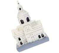 CHILDWEET Résine Synthétique Modèle de Cathédrale, Décoration de Bureau | Détails Fins, Design Multifonction, pour Intérieur Maison et Espace de Travail, Figurine Décorative