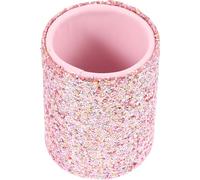 CHILDWEET Seau de Rangement pour Pinceaux de Maquillage en Plastique Robuste Design Délicat et Paillettes, Coiffeuse la Maison, Garde la Surface Propre et Ordonnée