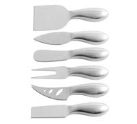 CHILDWEET Set de 6 Ustensiles à Fromage Lame Tranchante en Acier Inoxydable, Coupe fromage et Coupe beurre Poignée Polie Ergonomique, Léger et Compact, pour Plateau de Cuisine