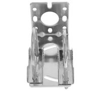 CHILDWEET Support de mât pour antennes en Alliage d'aluminium, Pince en Forme de A argentée, Montage Mural extérieur, Support réglable pour Installation extérieure
