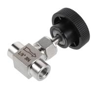 CHILDWEET Valve à Aiguille Noyau et Siège de Valve Usinés Précision G1/8 en Acier Inoxydable Connexion Filetée Interne Installation sans Soudure, Adaptée aux Systèmes de Transfert