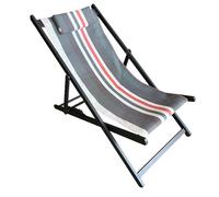 Chilienne pliante aluminium et toile - Linéa