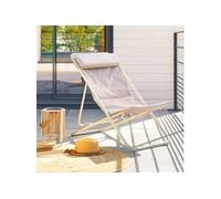Hespéride – Chilienne de jardin Mirael empilable pliable – Argile