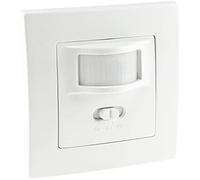 ChiliTec 21251 Motion Detector - Motion detectors | Commutation à partir de 1 W, portée de 9 m, technologie 2 fils 230 V, remplace un interrupteur de lumière