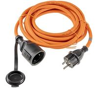 ChiliTec Rallonge de 5 m avec capuchon de protection pour extérieur et intérieur - Câble en caoutchouc H07RN-F 3G1,5 IP44 - Câble d'alimentation électrique pour chantier, jardin, tondeuse à gazon