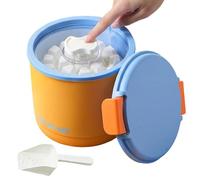 Chill Cuboïde Seau - Bac à boissons portable, 2 plateaux pour sortie à hayon, boîte double couche avec couvercle hermétique, réserve de cubes froids pour pique-nique, camping et festival