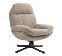 CHILL - Fauteuil confortable tissu sable Beige