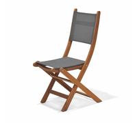 Chillvert Chaise de jardin pliante - Bois naturel