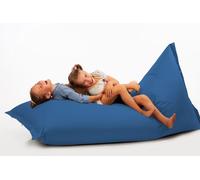 Chilly pilley Pouf Imperméable avec Remplissage Déhoussable Adult Enfant Coussins De Sol pour S'allonger Et S'asseoir Plusieures Couleurs (100x200cm, Bleu)