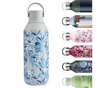 Chilly’s Gourde Emma Bridgewater - Bouteille Isotherme en INOX, Réutilisable pour Boissons Chaudes & Froides - Étanche, sans Condensation - Brighton Blossom, 500ml