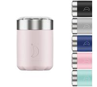 Chilly's Boîte Alimentaire - Récipient Alimentaire Réutilisable en Acier Inoxydable de Haute Qualité - Double Paroi Isolée pour Garder les Aliments au Chaud ou au Froid - Lumière Rose, 300ml