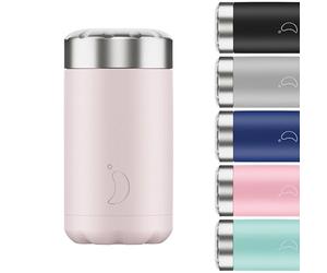 Chilly's Boîte Alimentaire - Récipient Alimentaire Réutilisable en Acier Inoxydable de Haute Qualité - Double Paroi Isolée pour Garder les Aliments au Chaud ou au Froid - Lumière Rose, 500ml