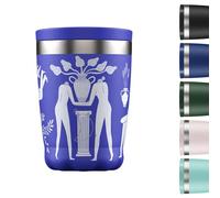Chilly's Gobelet à café original - Tasse isotherme de voyage pour boissons froides et chaudes - Gobelet réutilisable avec couvercle - Double paroi et isolation sous vide - Acier inoxydable - 340 ml -