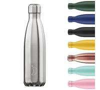 Chilly's Original Gourde - Bouteille Isotherme en Acier Inoxydable, Réutilisable pour Boissons Chaudes & Froides - Étanche, Sans Condensation - Acier inox - 750ml