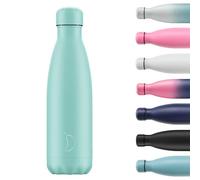Chilly's Original Gourde - Bouteille Isotherme en Acier Inoxydable, Réutilisable pour Boissons Chaudes & Froides - Étanche, sans Condensation - Pastel - All Green, 260ml