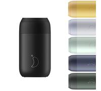 Chilly's Series 2 Tasse à café - Acier Inoxydable avec Surface Douce et Joint Solide - Réutilisable, Double Paroi, Isolation sous vide - Abyss Black, 340ml